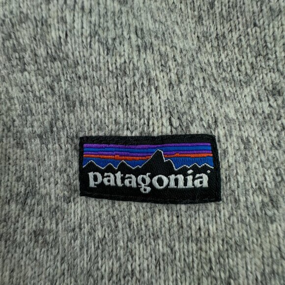 Patagonia Women Jacket Sailing Small Full Zip Pockets Outdoors Fleece Gray Beige - Picture 6 of 16
